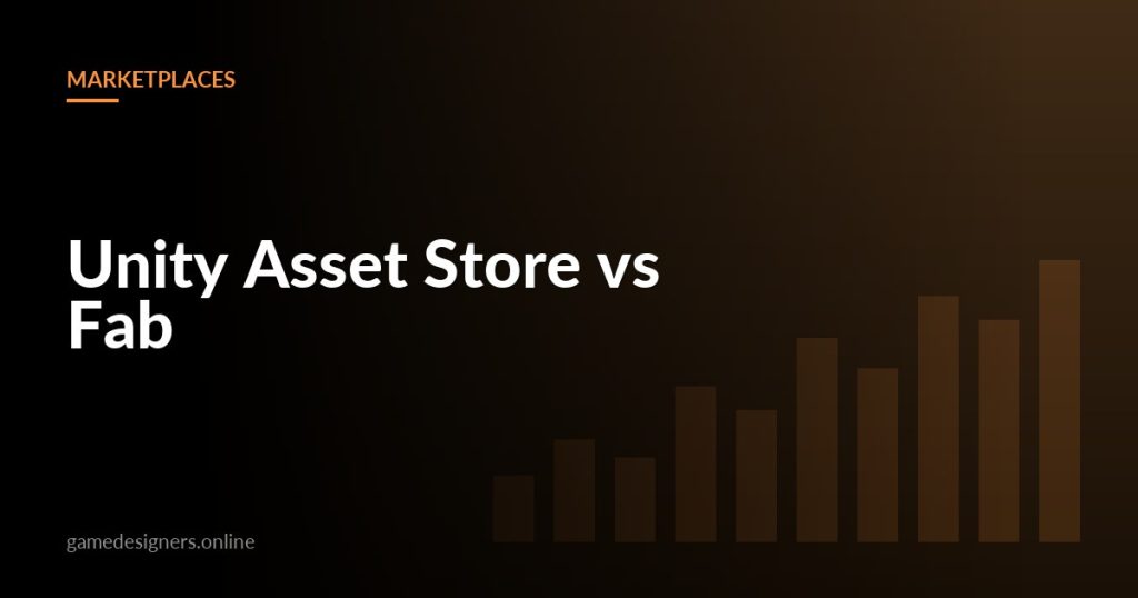 Unity Asset Store vs Fab: Where Should You Sell? — illustrated guide on GameDesigners.online