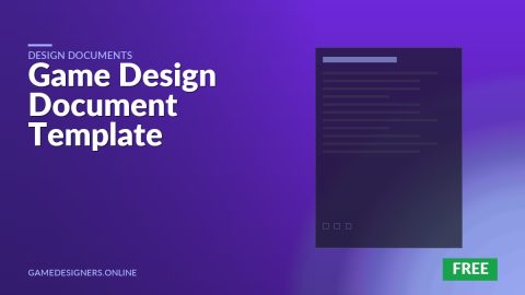 Cover image for the free game design document template