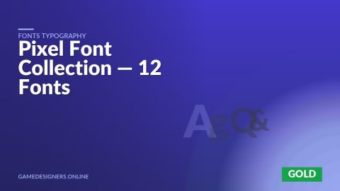 Pixel Font Collection — 12 Fonts