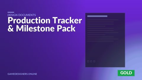 Production Tracker & Milestone Pack