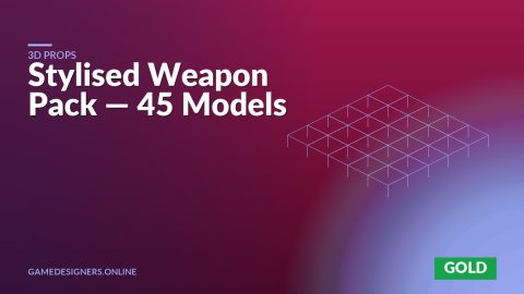 Stylised Weapon Pack — 45 Models