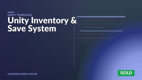 Cover image for a Unity inventory and save system template